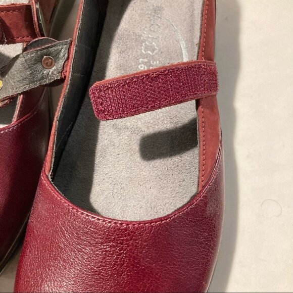 NAOT Sz 37 L6 Mary Jane with Metal Embellishments Velcro Closure Sandals Flats - Picture 5 of 13